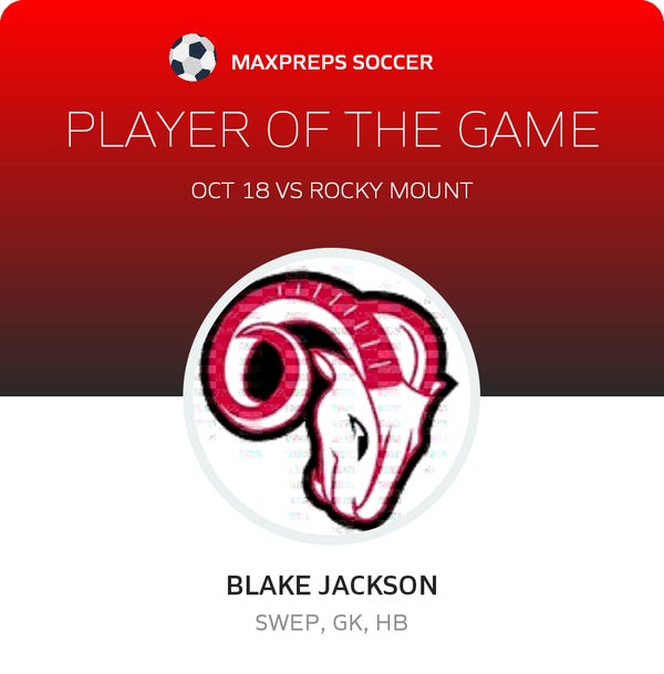 Blake Jackson Player of the Game badge