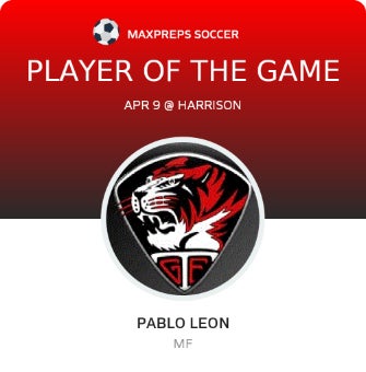 #8 Pablo Leon Player of the Game badge