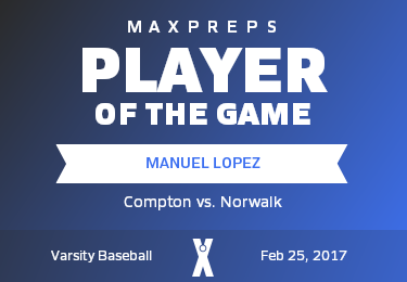 #15 Manuel Lopez Player of the Game badge