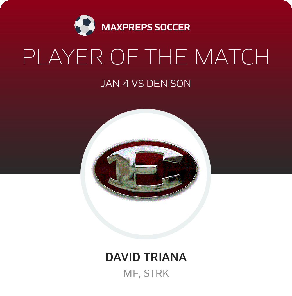 #10 David Triana Player of the Game badge