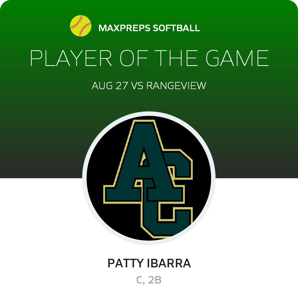 #13 Patty Ibarra Player of the Game badge