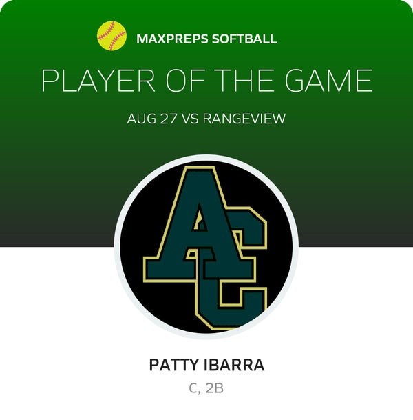 #13 Patty Ibarra Player of the Game badge