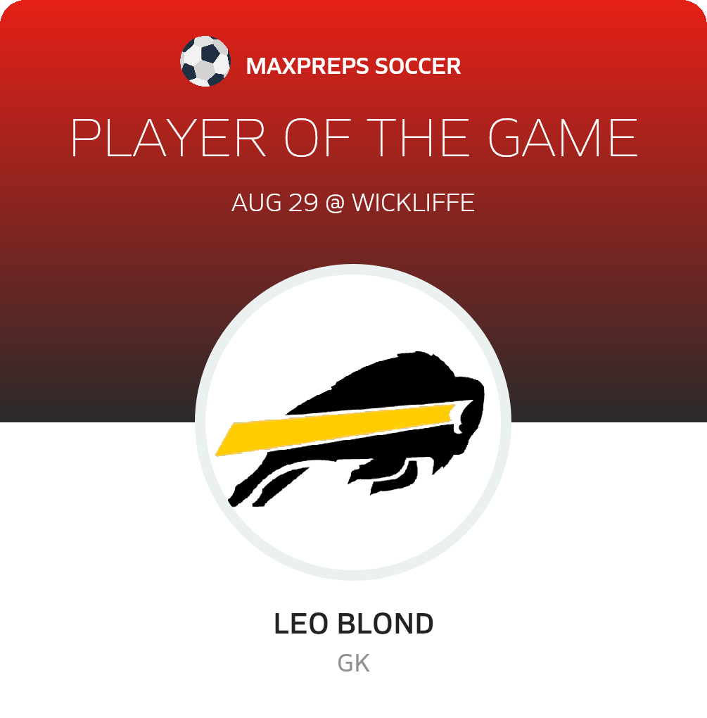 #4 Leo Blond Player of the Game badge