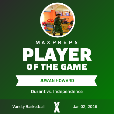 #3 Juwan Howard Player of the Game badge
