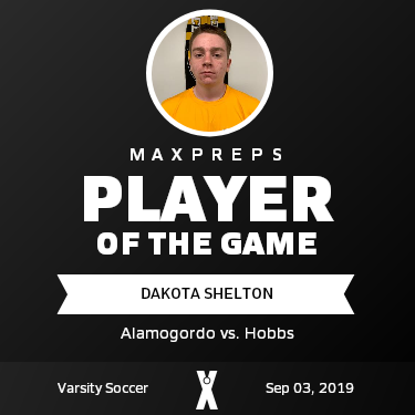 #1 Dakota Shelton Player of the Game badge