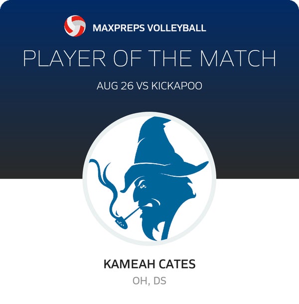 #4 Kameah Cates Player of the Game badge