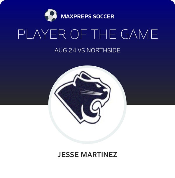 #7 Jesse Martinez Player of the Game badge