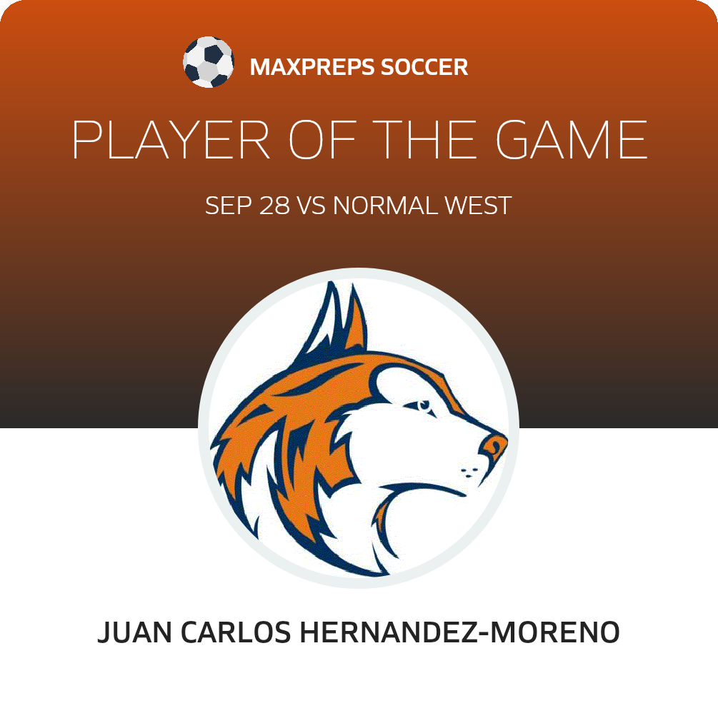 #8 J. Hernandez-moreno Player of the Game badge