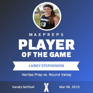 #13 Lainey Stephenson Player of the Game badge