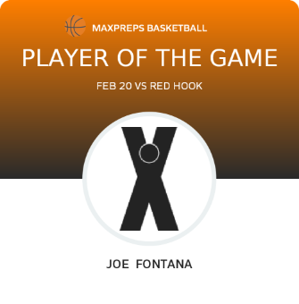 #22 Joe Fontana Player of the Game badge