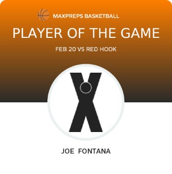 #22 Joe Fontana Player of the Game badge