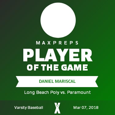 #26 Daniel Mariscal Player of the Game badge