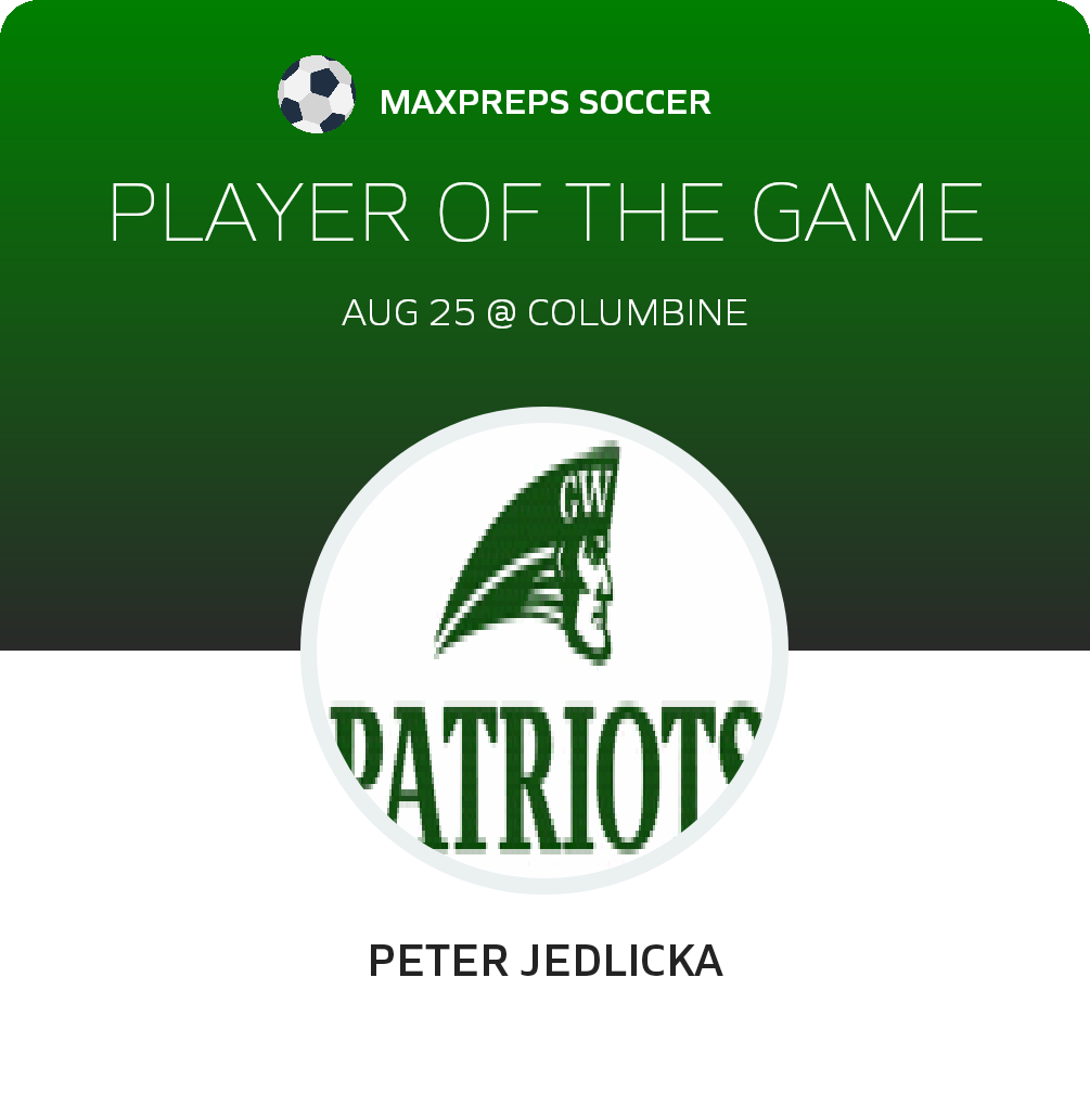 #14 Peter Jedlicka Player of the Game badge
