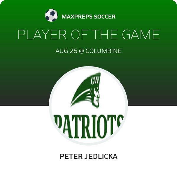 #14 Peter Jedlicka Player of the Game badge