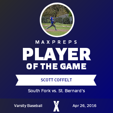 #12 Scott Coffelt Player of the Game badge