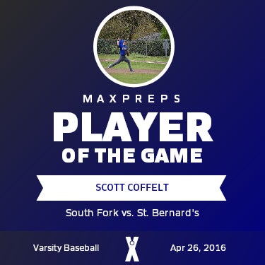 #12 Scott Coffelt Player of the Game badge