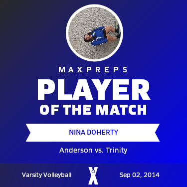 #3 Nina Doherty Player of the Game badge