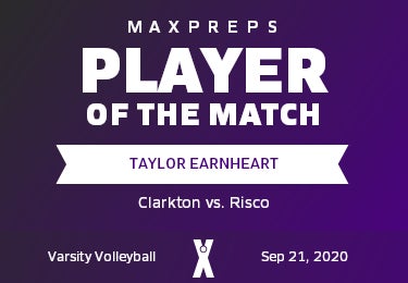 #18 Taylor Earnheart Player of the Game badge