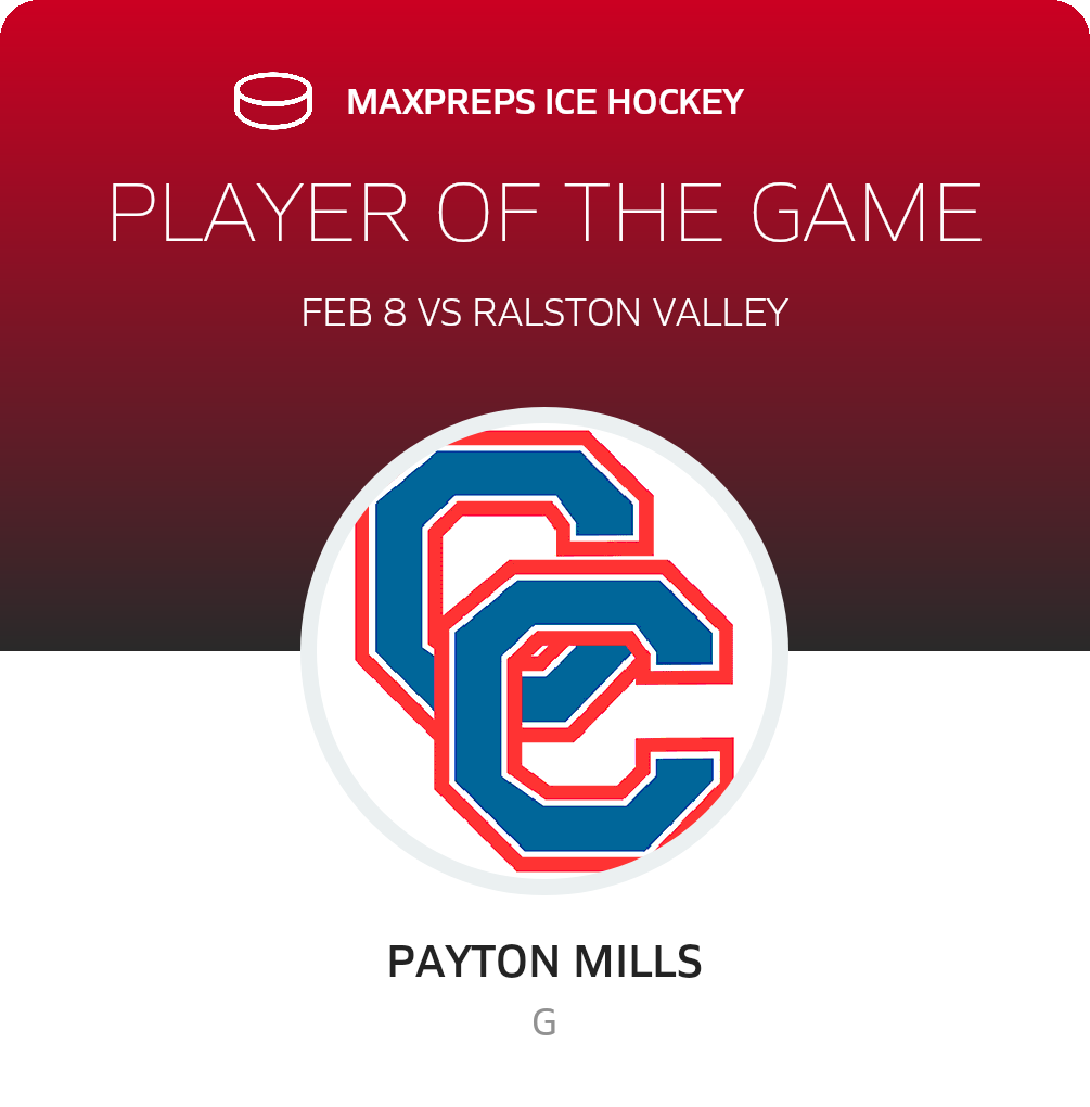 #31 Payton MIlls Player of the Game badge