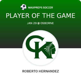 Roberto Hernandez Player of the Game badge