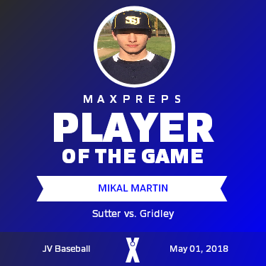 #7 Mikal Martin Player of the Game badge