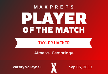 #10 Tayler Haeker Player of the Game badge