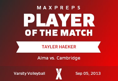 #10 Tayler Haeker Player of the Game badge
