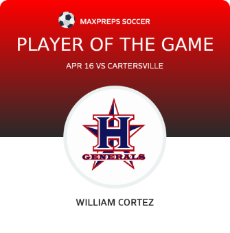 #11 William Cortez Player of the Game badge