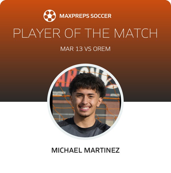 #11 Michael Martinez Player of the Game badge