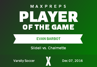 #33 Evan Barbot Player of the Game badge
