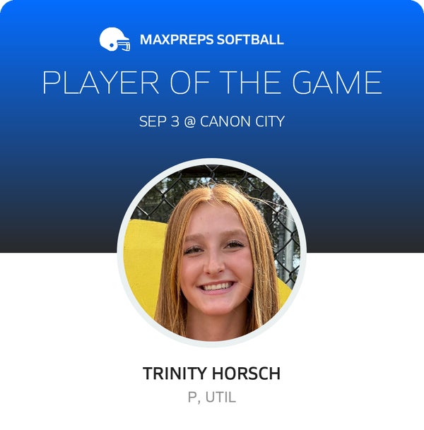 #8 Trinity Horsch Player of the Game badge