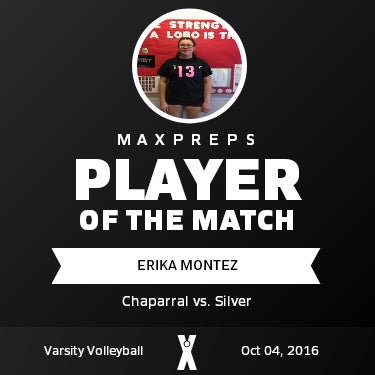 #13 ERIKA MONTEZ Player of the Game badge