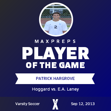 #2 Patrick Hargrove Player of the Game badge