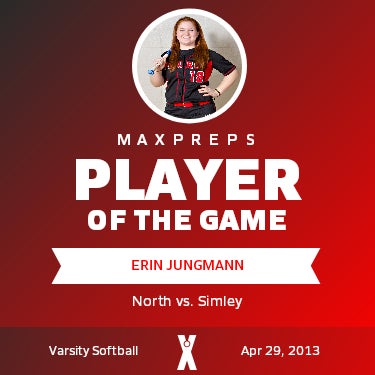 #18 Erin Jungmann Player of the Game badge