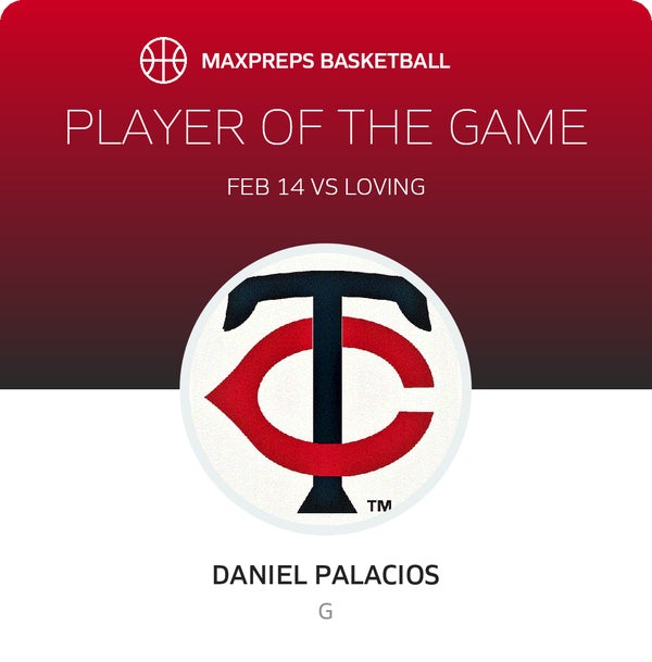 #4 Daniel Palacios Player of the Game badge