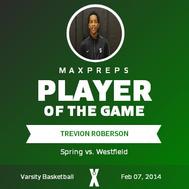 #3 Trevion Roberson Player of the Game badge