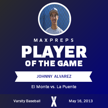 #6 Johnny  Alvarez Player of the Game badge