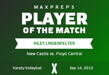 #15 Kiley Lingenfelter Player of the Game badge