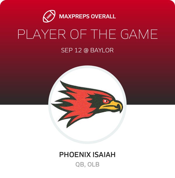 #4 Phoenix Isaiah Player of the Game badge