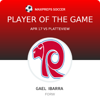 #14 Gael Ibarra Player of the Game badge
