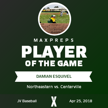 #8 Damian Esquivel Player of the Game badge