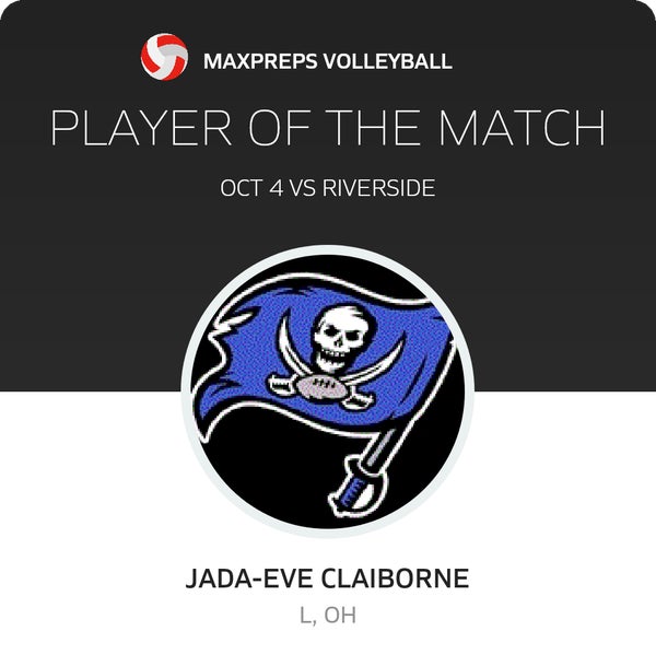 Jada-Eve Claiborne Player of the Game badge
