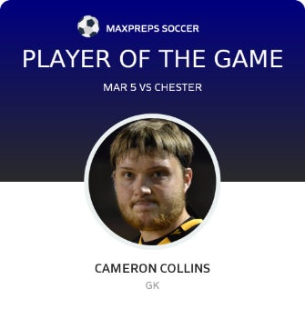 #0 Cameron Collins Player of the Game badge