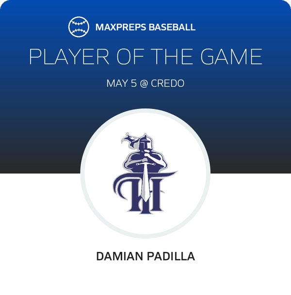 #25 Damian Padilla Player of the Game badge