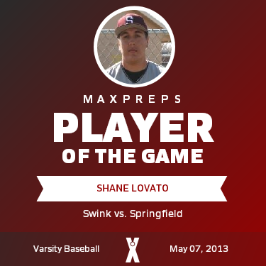 #20 Shane Lovato Player of the Game badge