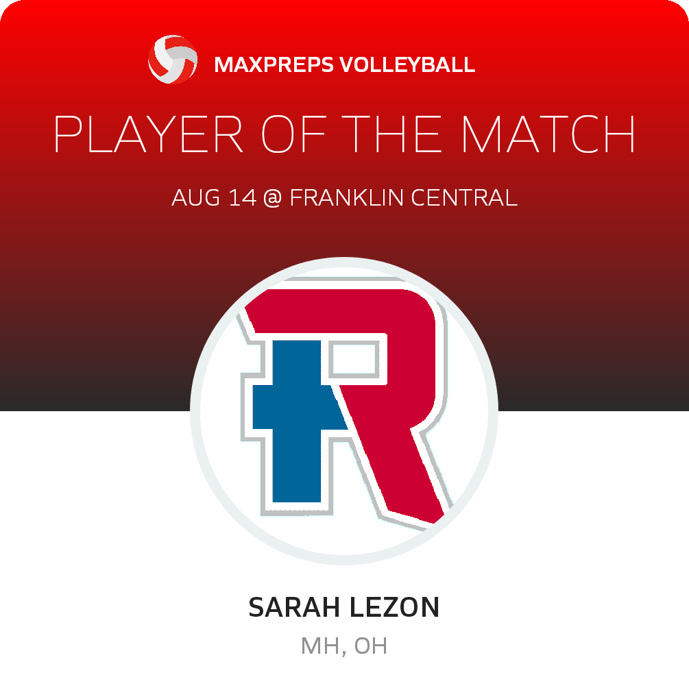 #14 Sarah Lezon Player of the Game badge