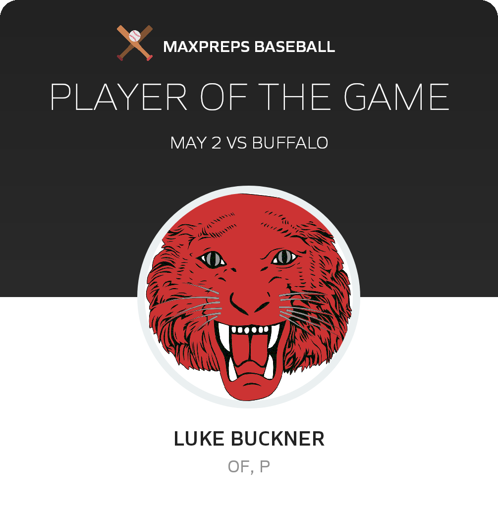 #18 Luke Buckner Player of the Game badge