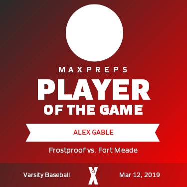 #1 Alex Gable Player of the Game badge