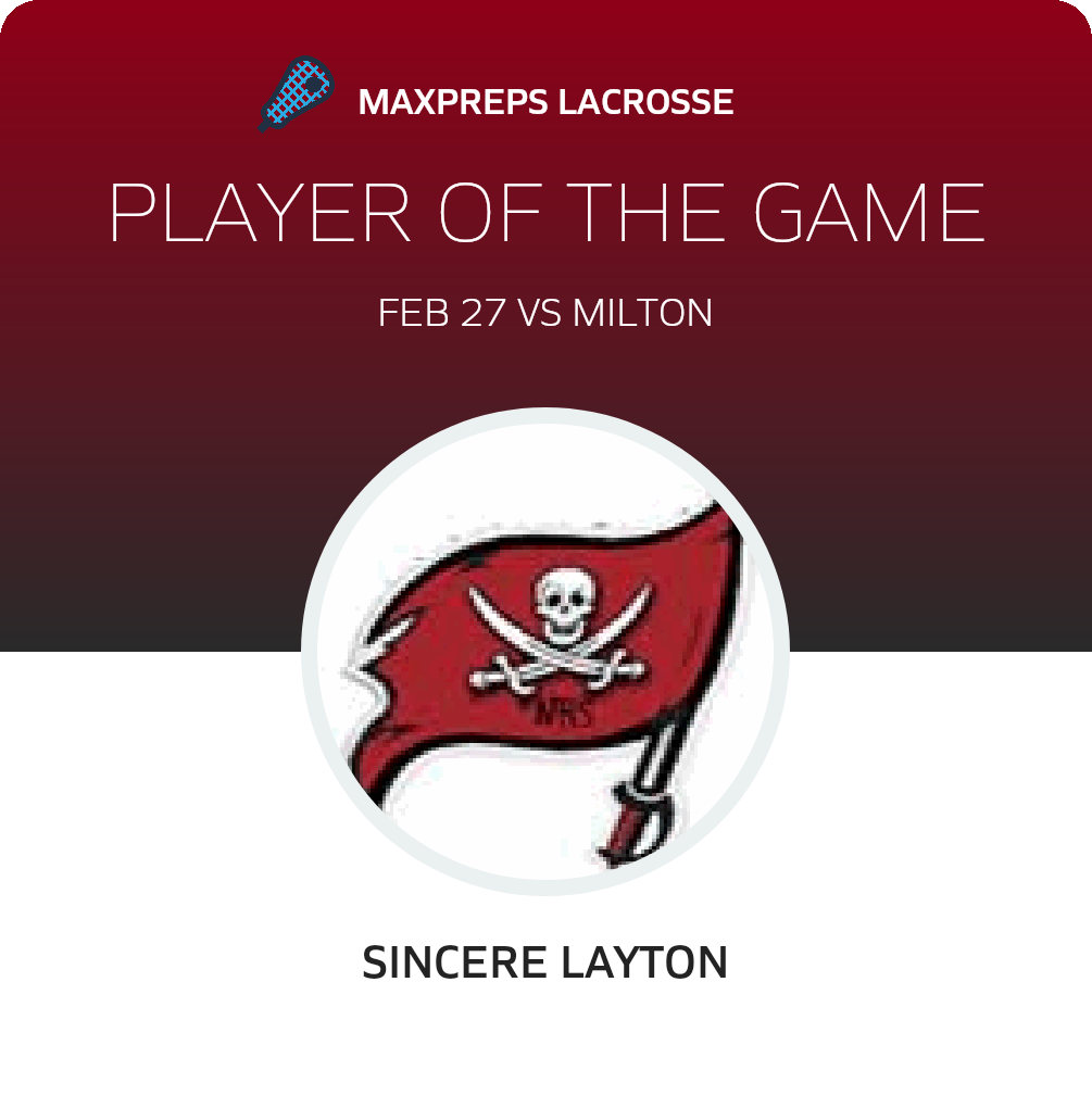 #23 Sincere Layton Player of the Game badge