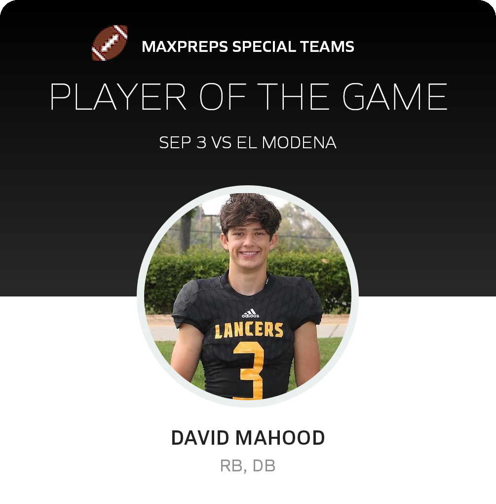 Player of the Game